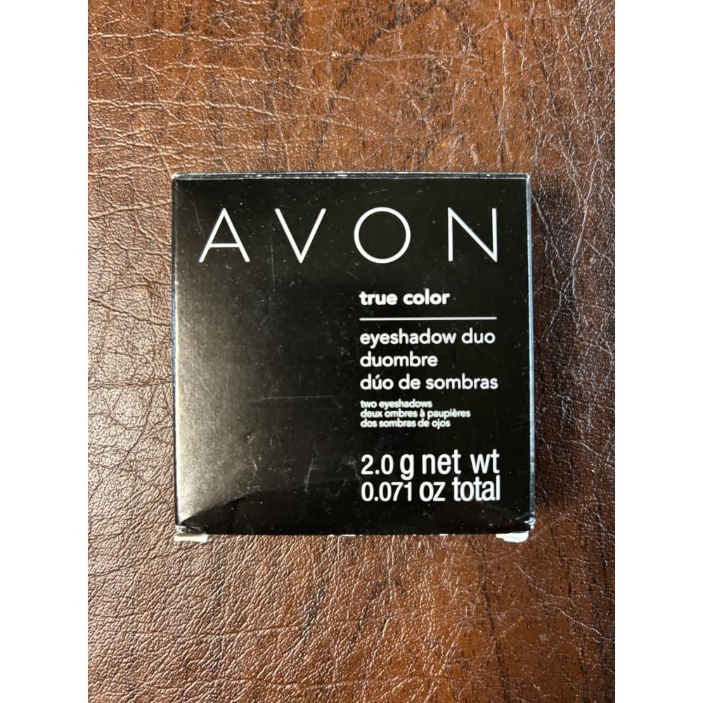 Avon True Color Eyeshadow Duo Crushed Orchid Lavender Black Violet F0783 New‎